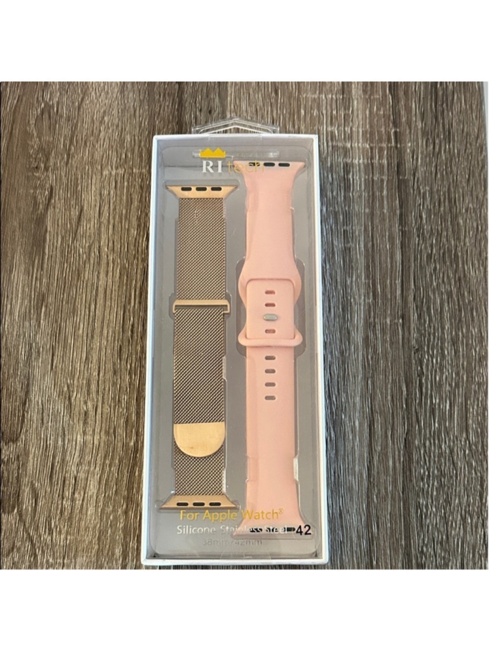 Pink and Gold Smartwatch Case for Apple Watch
